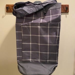 Move it all bag-windowpane plaid